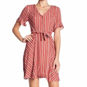 NWOT Abound Striped Dress